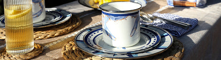 Blue Crab - Golden Rabbit Enamelware