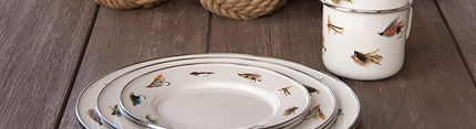 Fishing Fly - Golden Rabbit Enamelware