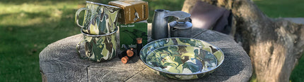 Camouflage - Golden Rabbit Enamelware