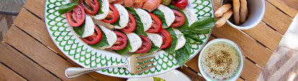 Green Scallop - Golden Rabbit Enamelware