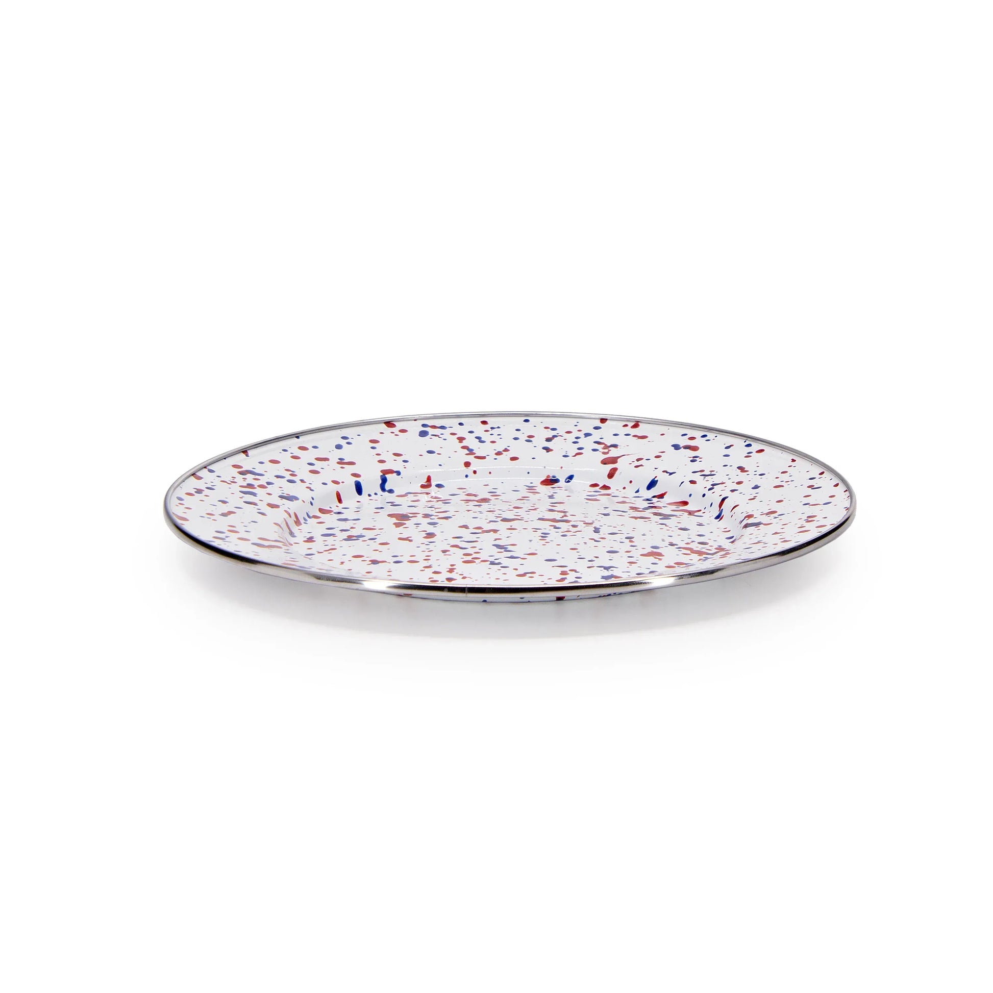 AM07S4 - Set of 4 Americana Dinner Plates - Golden Rabbit Enamelware