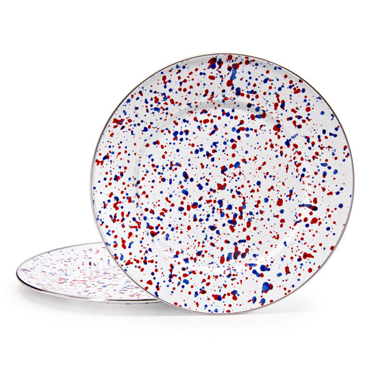 AM26S2 - Set of 2 Americana Chargers - Golden Rabbit Enamelware