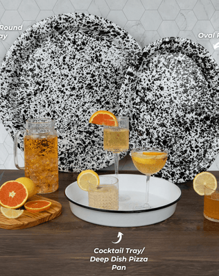 Splatter Oval Platter