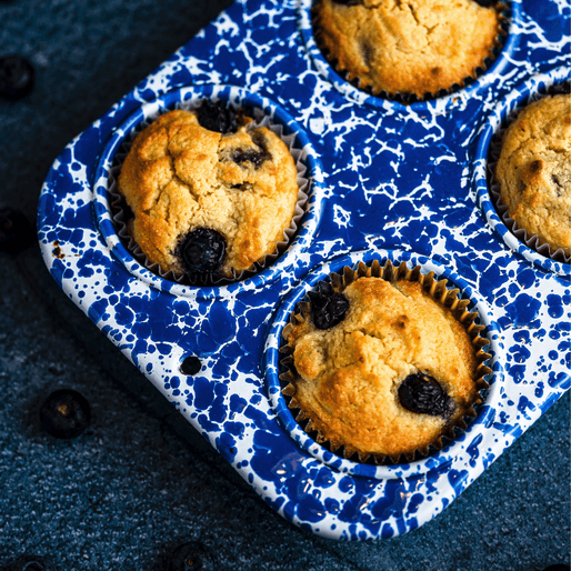 Splatter 6 Cup Muffin Tin