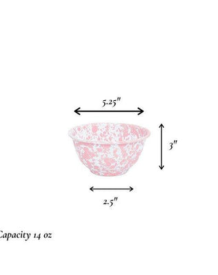 Splatter Small Footed Bowls, Set of 4