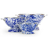Cobalt Swirl Set of Colanders