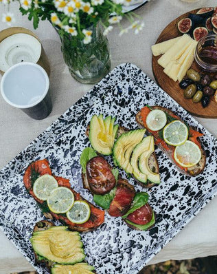 Splatter Large Rectangle/Jelly Roll Tray