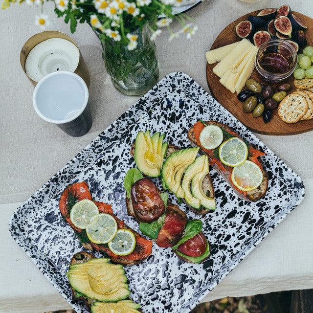 Splatter Large Rectangle/Jelly Roll Tray