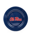 U of Mississippi Enamelware Dinner Plates, Set of 4