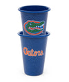 U of Florida Enamelware 14oz Tumblers, Set of 2