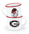 U of Georgia Enamelware 16oz Mug