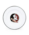 Florida State Enamelware Dinner Plates, Set of 4