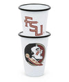 Florida State Enamelware 14oz Tumblers, Set of 2