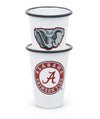 U of Alabama Enamelware 14oz Tumblers, Set of 2
