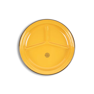 Yellow with Brown Rim