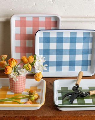 Max Humphrey x CCH Gingham Small Rectangle Tray