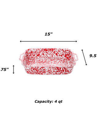 Splatter Lasagna Pan