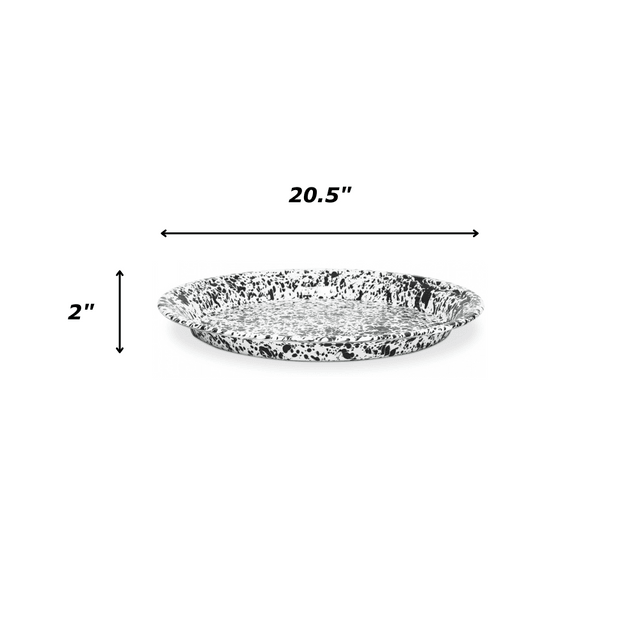 Splatter Large Round Tray