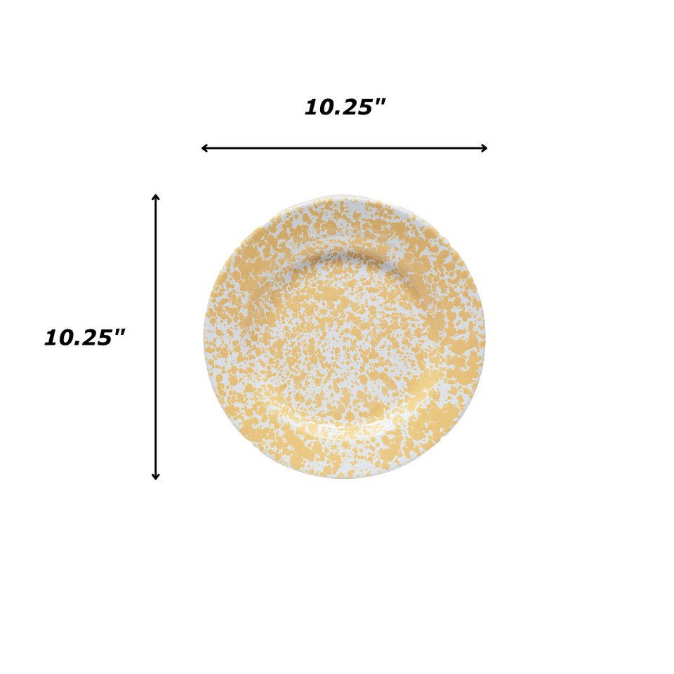 Splattered Dinner Plates, Set of 4