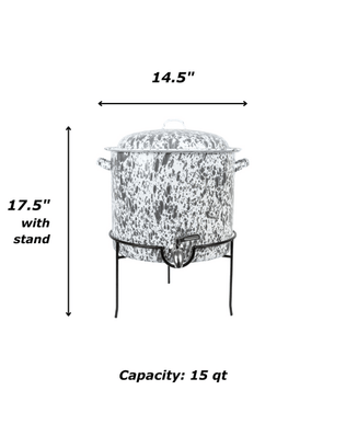 Splatter Beverage Dispenser with Stand