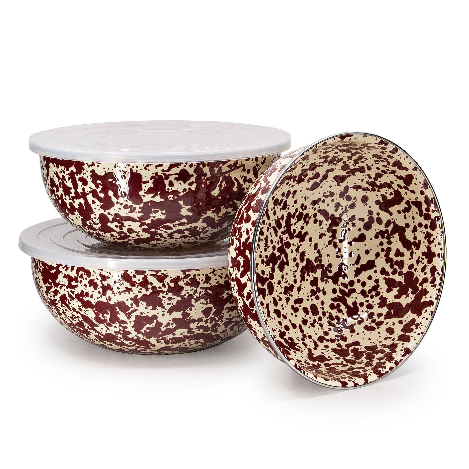 Splatter Covered Multi-Purpose Bowl Set
