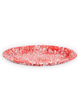 Splatter Oval Platter