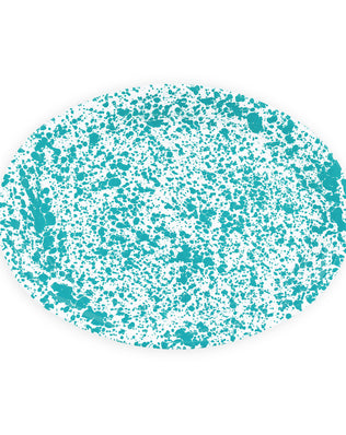 Splatter Oval Platter