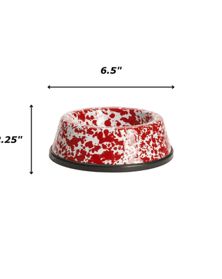 Splatter Small Pet Bowl