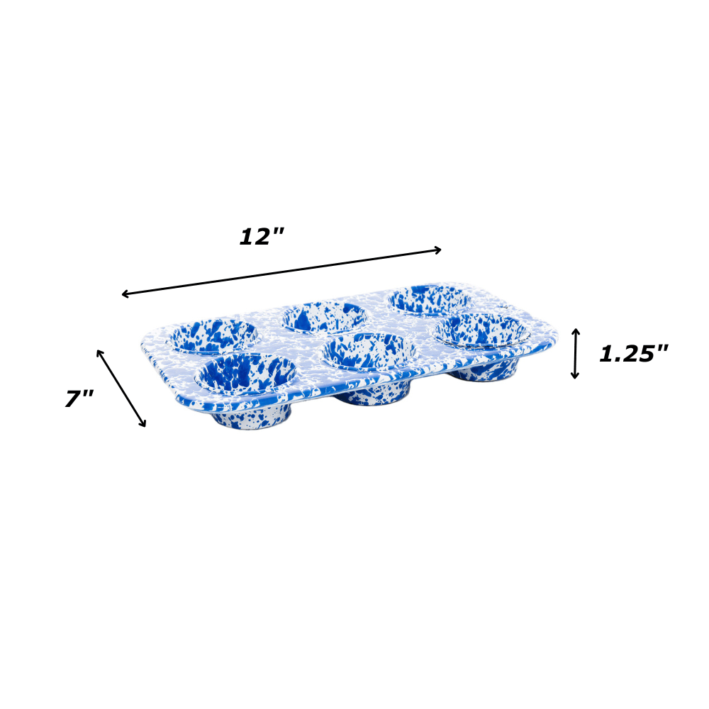Splatter 6 Cup Muffin Tin