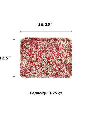 Splatter Large Rectangle/Jelly Roll Tray