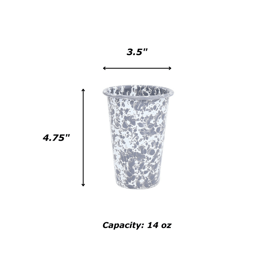 Splattered 14oz Tumblers (Set of 4)
