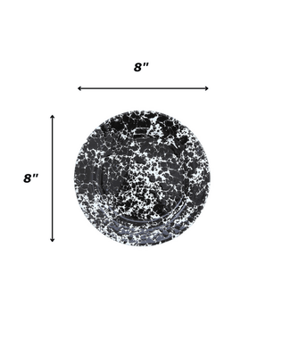 Splatter Flat Salad Plates, Set of 4