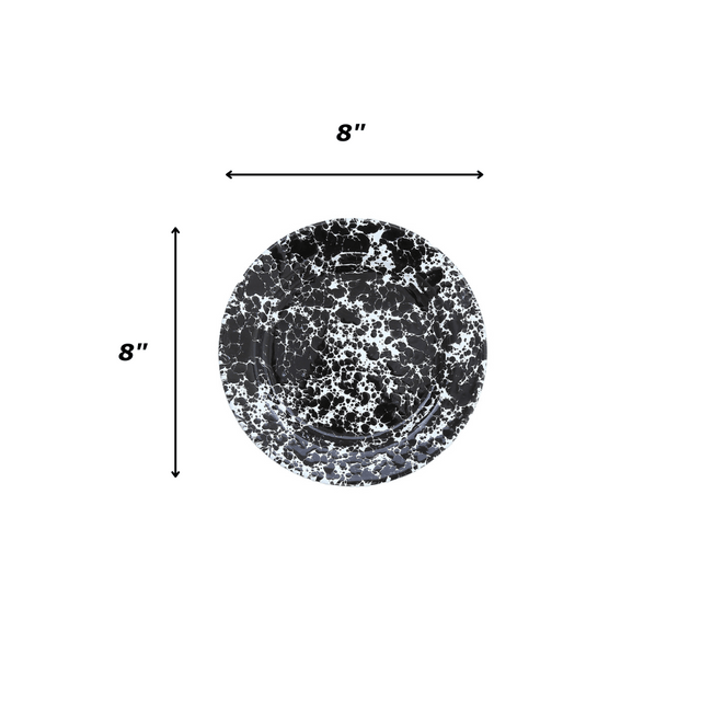 Splatter Flat Salad Plates, Set of 4