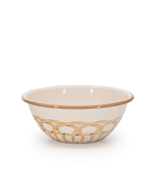 Domino x CCH Wicker Small Serving Bowl
