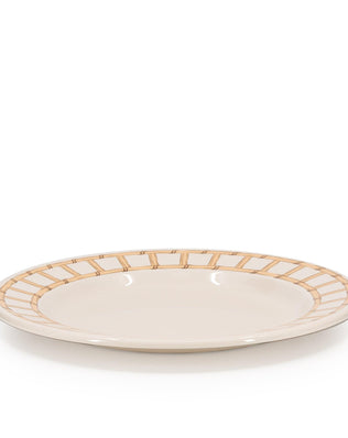 Domino x CCH Wicker Dinner Plates, Set of 4