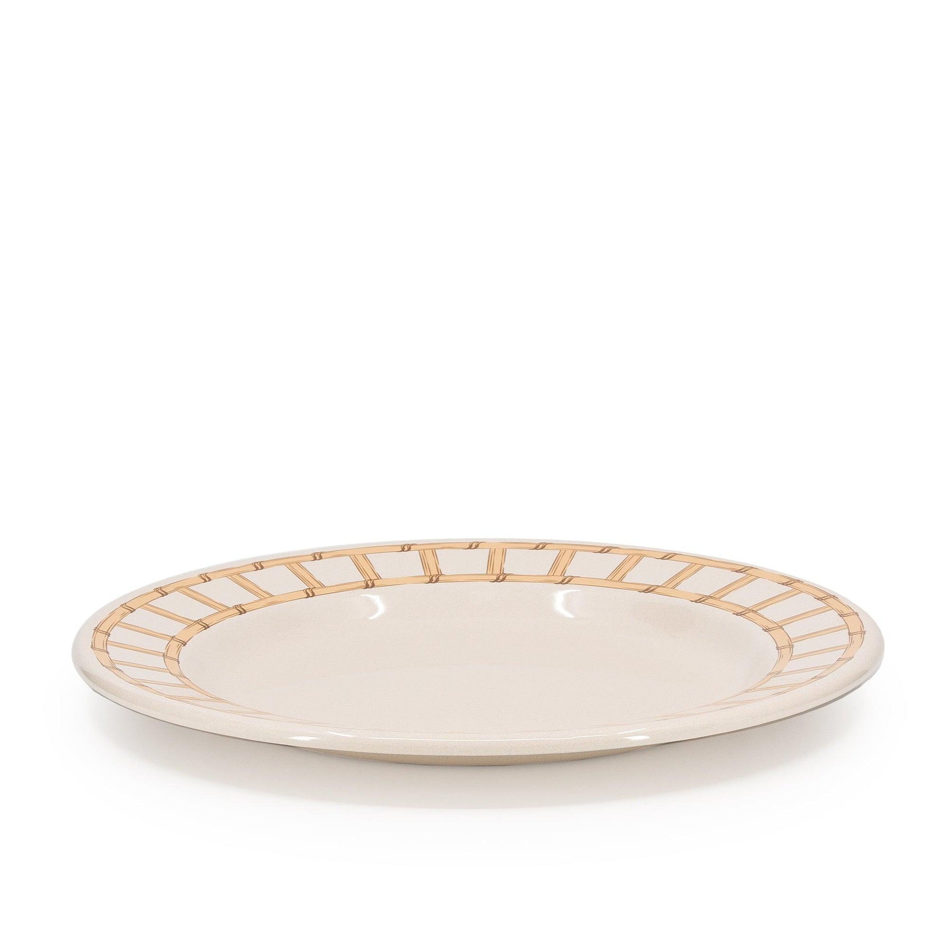 Domino x CCH Wicker Dinner Plates, Set of 4