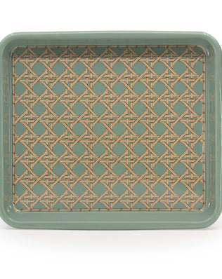 Domino x CCH Wicker Medium Rectangle Tray