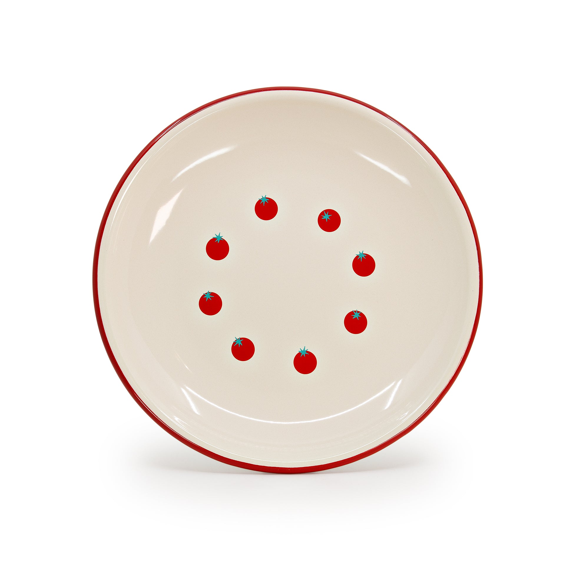 Dan Pelosi x CCH Tomato Coupe Dinner Plates, Set of 2