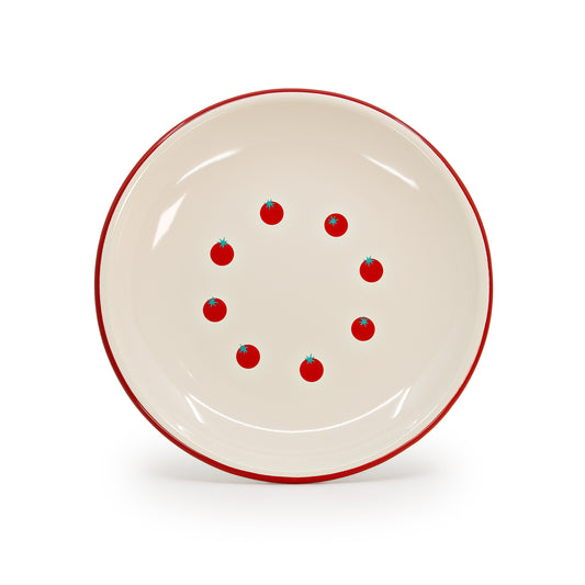 Dan Pelosi x CCH Tomato Coupe Dinner Plates, Set of 2