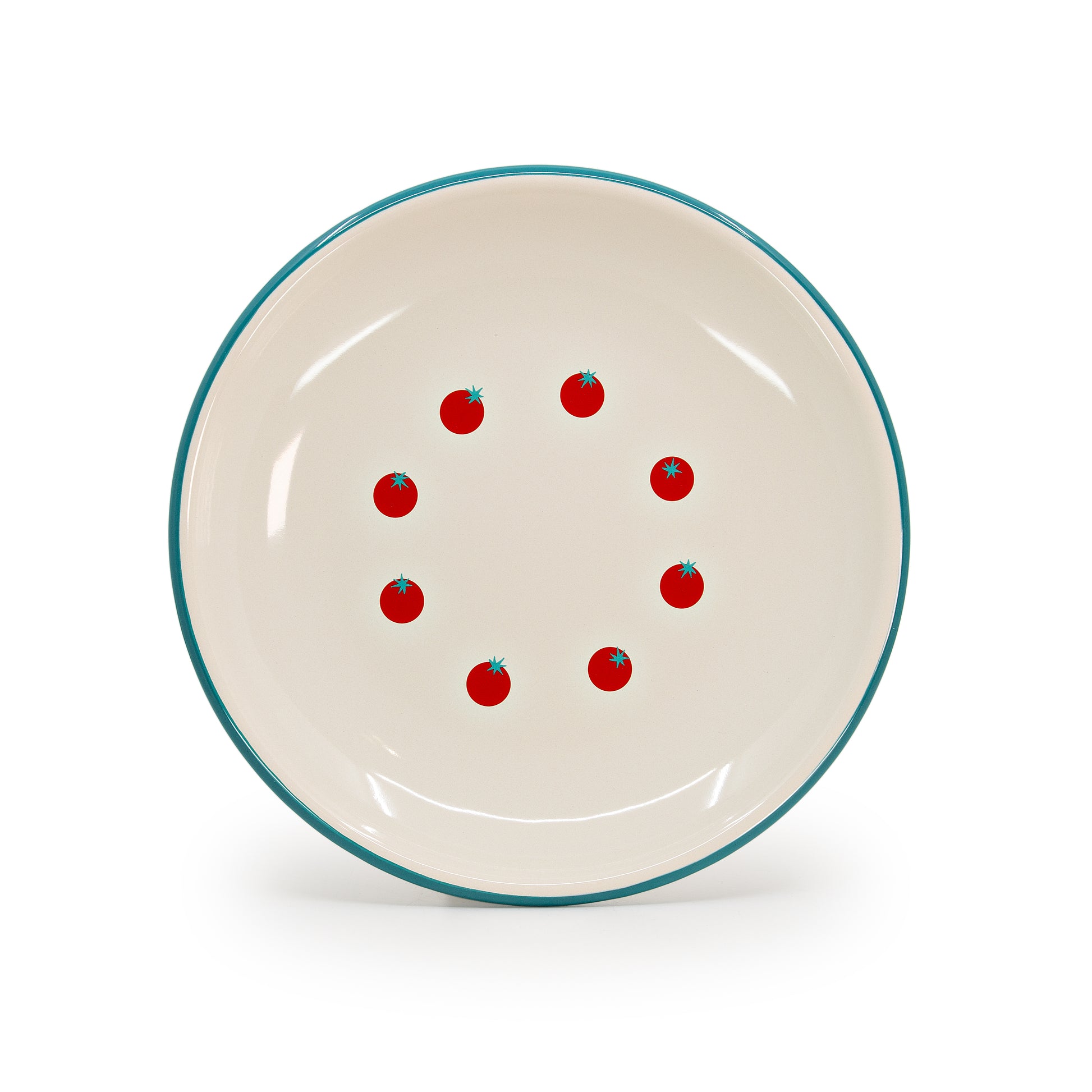 Dan Pelosi x CCH Tomato Coupe Dinner Plates, Set of 2
