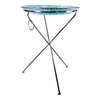Sea Glass Tray with Steel Table Base