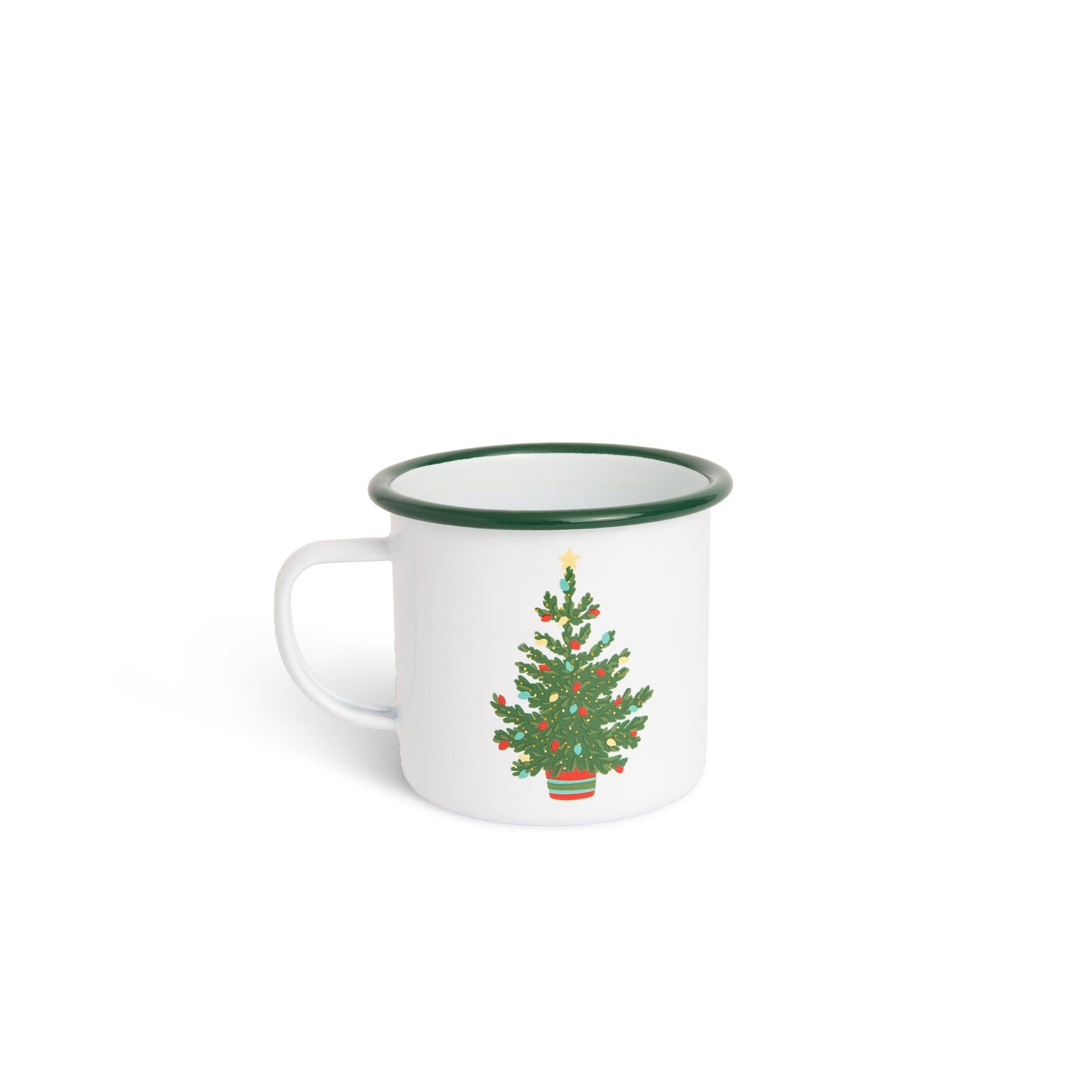 Helmsie x CCH 16 oz Large Mugs, Set of 4, Christmas Tree