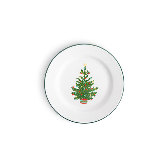 Helmsie x CCH Salad Plates, Set of 4, Christmas Tree
