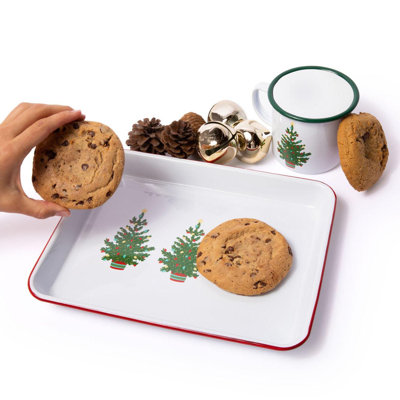 Helmsie x CCH Small Rectangular Tray, Christmas Trees