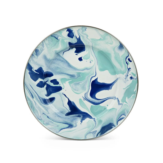 LG07S4 - Lagoon Dinner Plates - Set of 4 - Golden Rabbit Enamelware