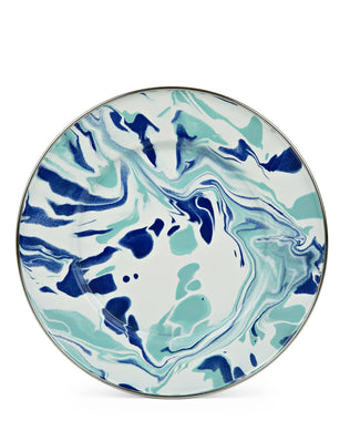 LG11S4 - Lagoon Sandwich Plates - Set of 4 - Golden Rabbit Enamelware