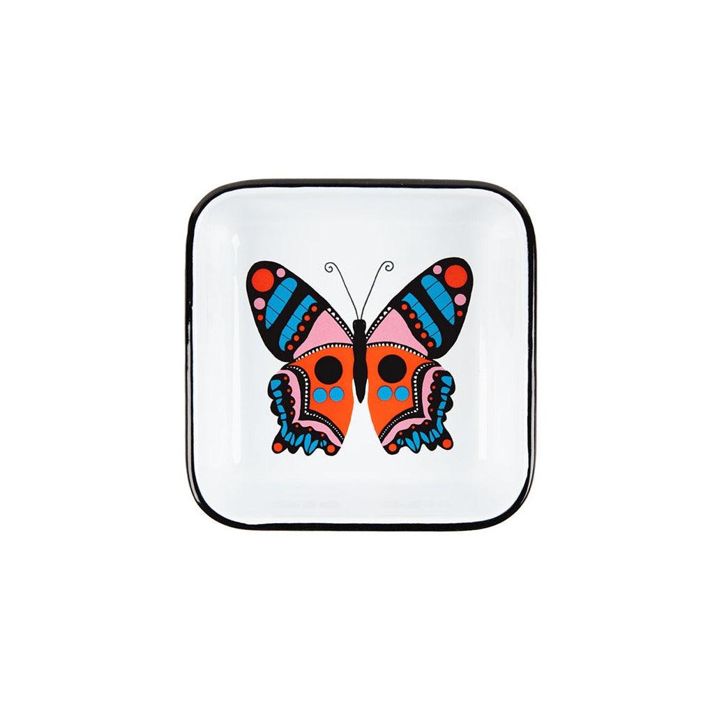 Lisa Congdon x CCH Small Square Tray, Butterfly