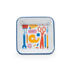 Lisa Congdon x CCH Small Square Tray, Scissors