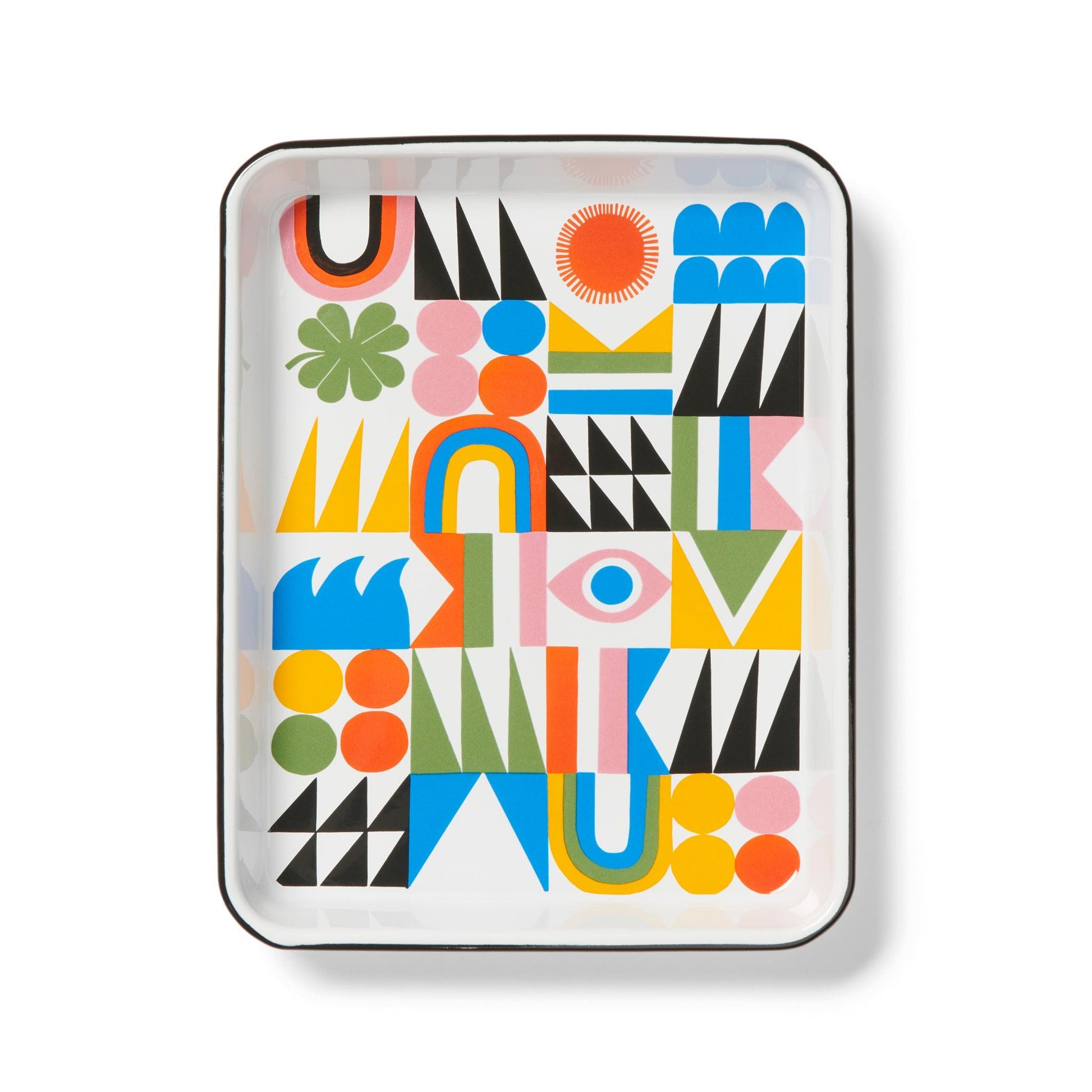 Lisa Congdon x CCH Small Rectangle Tray, Bright Side