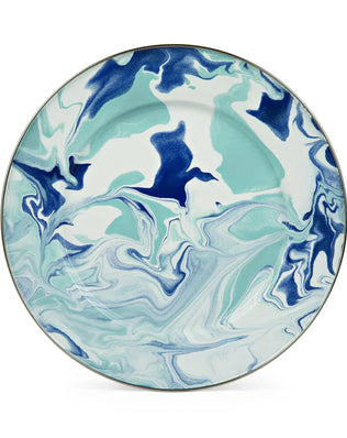 LG26S2 - Lagoon Chargers - Set of 2 - Golden Rabbit Enamelware